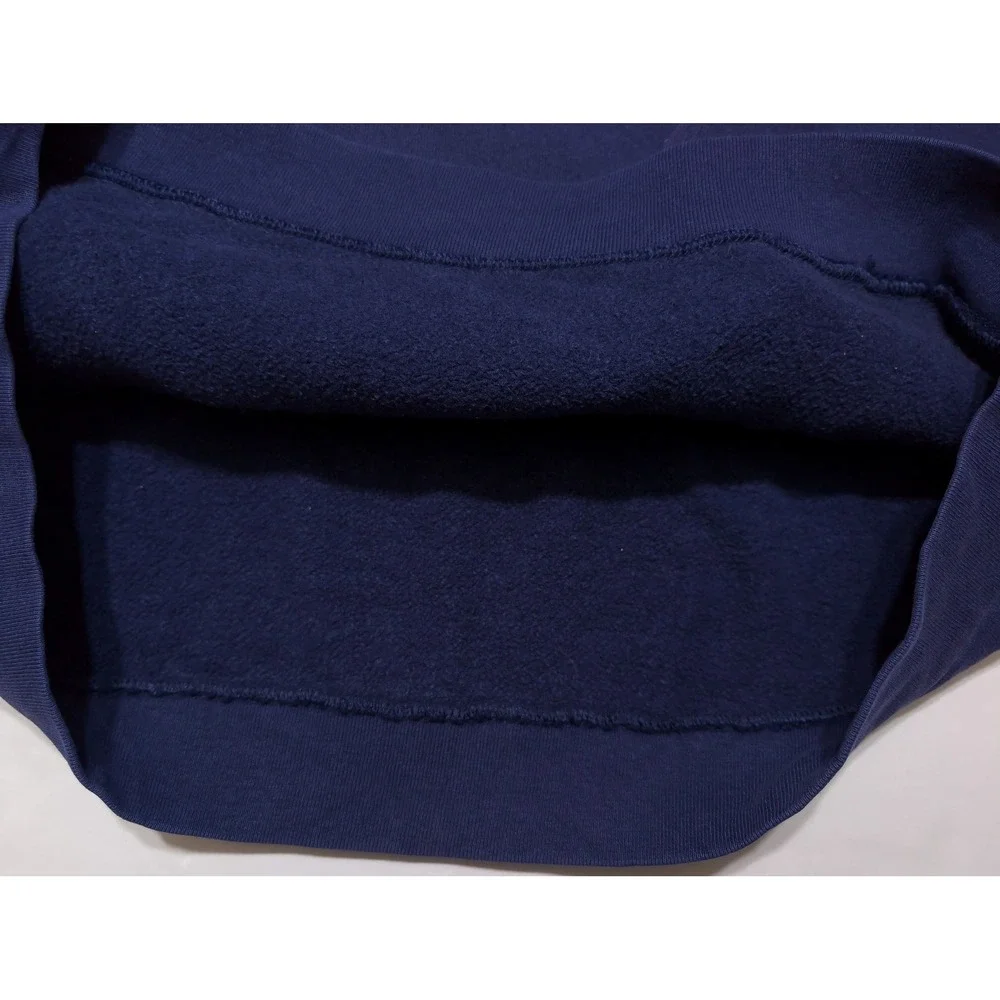 POLO RALPH LAUREN Sweatshirt Mens Large Navy Blue Excellent Vintage Made in USA